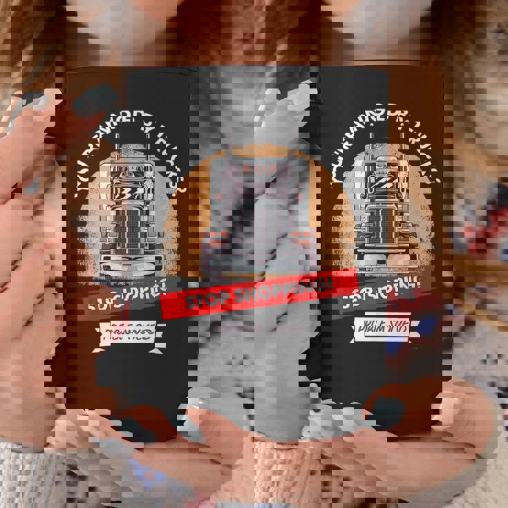 Annoyed By Trucks トラック ドライバー トラッカー コーヒーマグ 面白い贈り物