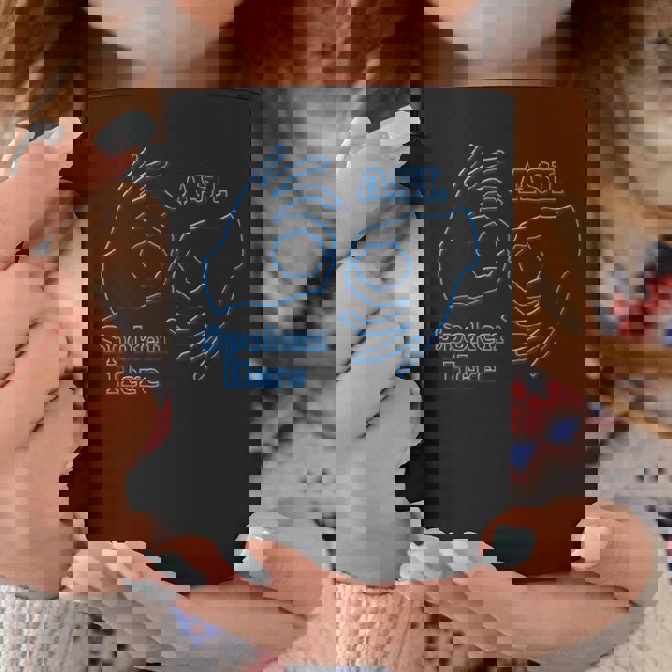 Asl アメリカ手話 Aslpoken Hear コーヒーマグ 面白い贈り物