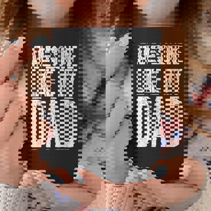 Awesome Like My Dad シャツ キッズ 息子 娘 父の日 コーヒーマグ 面白い贈り物