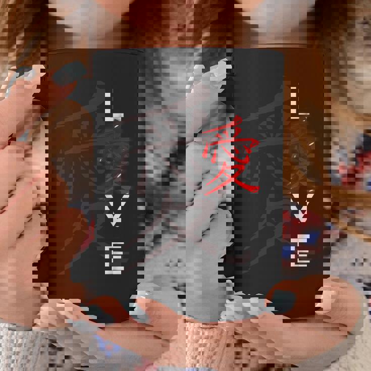 Awesome Love 日本の漢字デザイン コーヒーマグ 面白い贈り物