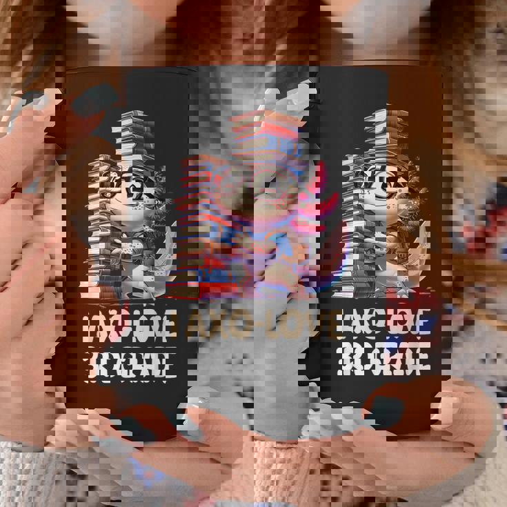 I Axo Love 3Rd Grade Axolotl 新学期読書 コーヒーマグ 面白い贈り物