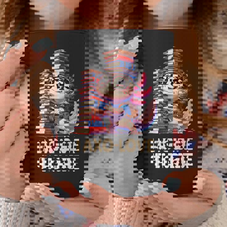 I Axo Love 4Th Grade Axolotl 新学期読書 コーヒーマグ 面白い贈り物