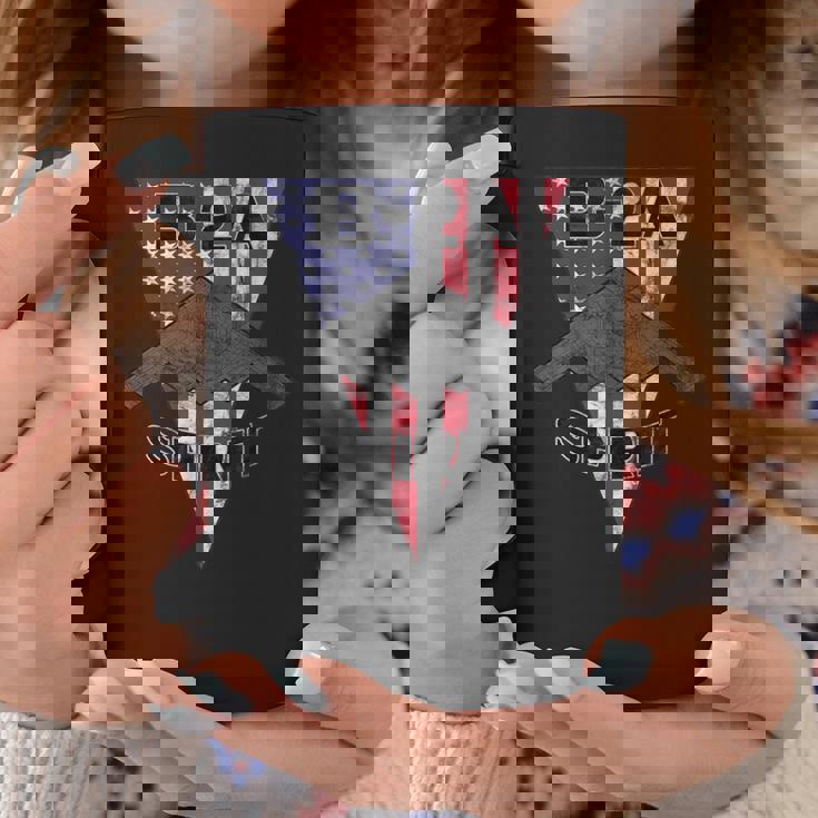 B-2 スピリット ステルス 飛行機 愛国心 飛行機 ビンテージ コーヒーマグ 面白い贈り物