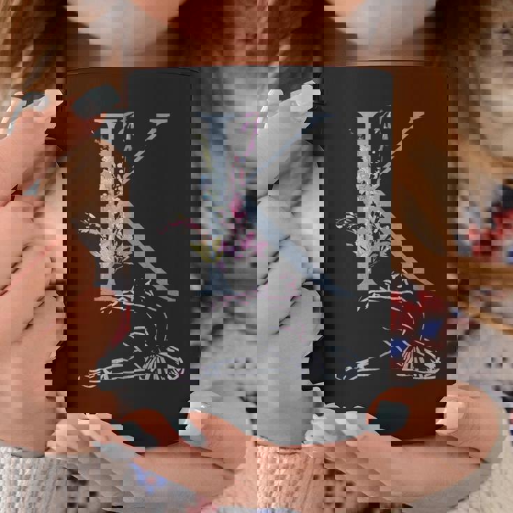 Balla バレエ ダンス イニシャル 名前 K Dance モノグラム バレエ コーヒーマグ 面白い贈り物