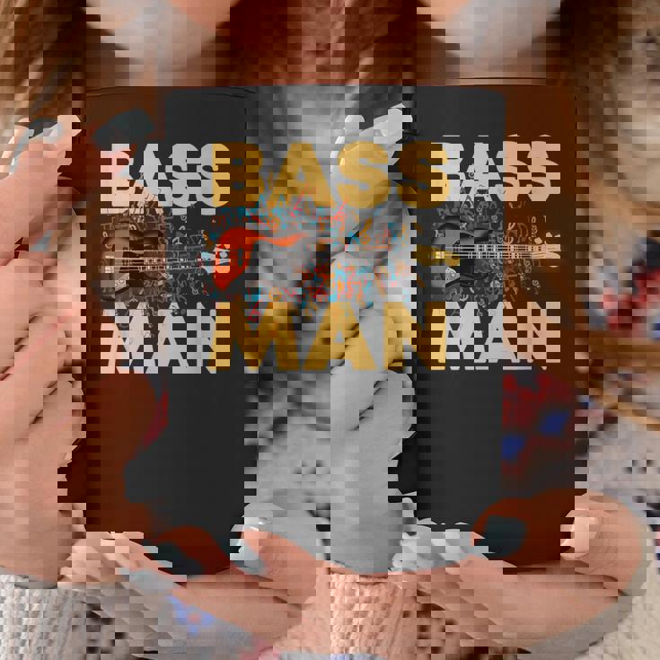 Bass Man 面白いバスプレーヤー ギタリスト ベーシスト ミュージシャン コーヒーマグ 面白い贈り物