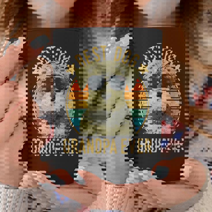 Best Dog Grandpa Ever ミニチュア シュナウザー 父の日 コーヒーマグ 面白い贈り物