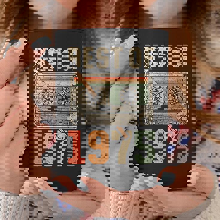 Best Of 1975 オールド・カセット 50歳の誕生日 レトロ コーヒーマグ 面白い贈り物