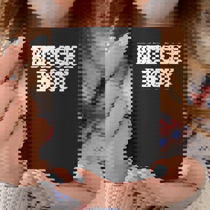 Bitch Boy 面白い言葉 皮肉なノベルティ ユーモア 男 男性 コーヒーマグ 面白い贈り物