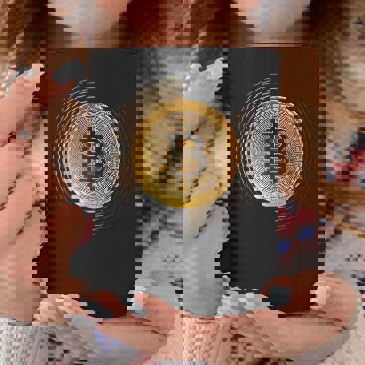 Bitcoin To The Moon And Back、ビットコイン暗号通貨グラフィック コーヒーマグ 面白い贈り物