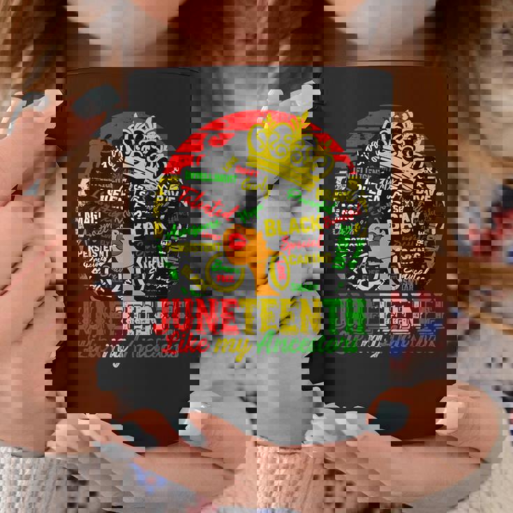 Black Freedom 1865 Junenth Like My Ancestors Coffee Mug Unique Gifts