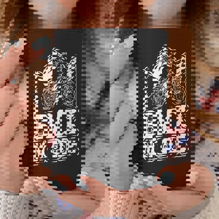 Bmx Mode On Biker Bicycle Bike Cyclist Extremeports Bmx コーヒーマグ 面白い贈り物