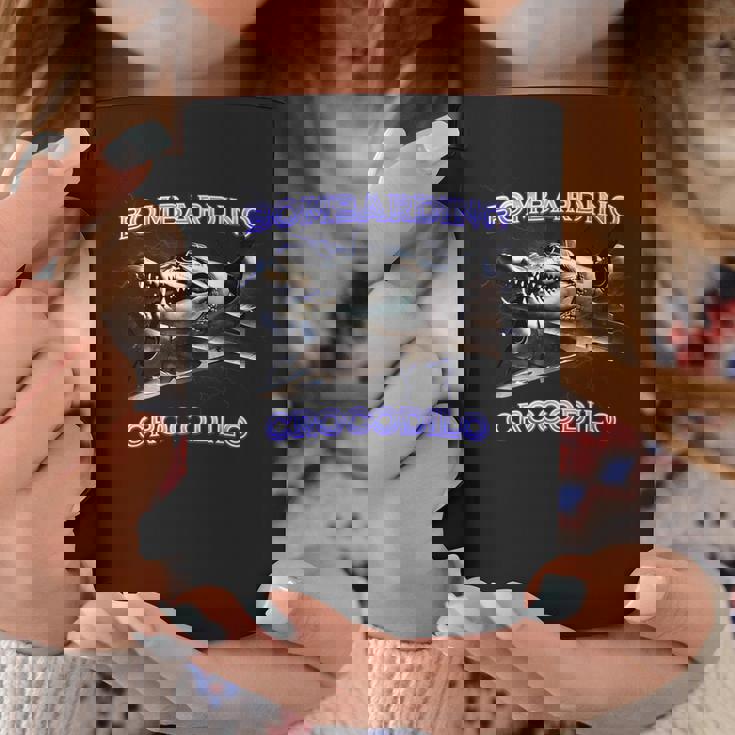 Bombardino Crocodilo Bootleg Brainrot イタリアン ブレイン ミーム コーヒーマグ 面白い贈り物