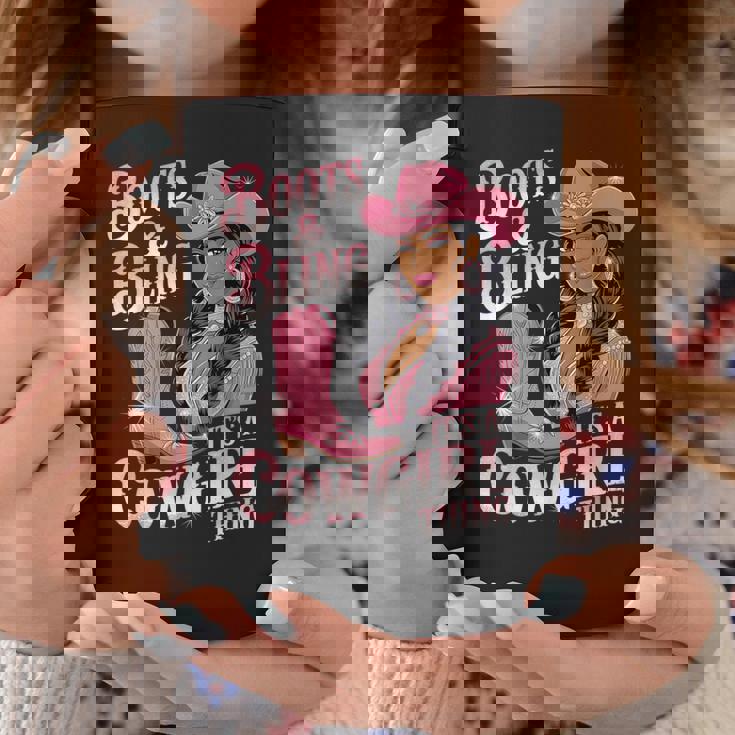 Boots And Bling It's A Cowgirl Thing Melanin Black Cowgirl Coffee Mug Personalized Gifts Boots And Bling It's A Cowgirl Thing Melanin Black Cowgirl Coffee Mug Personalized Gifts