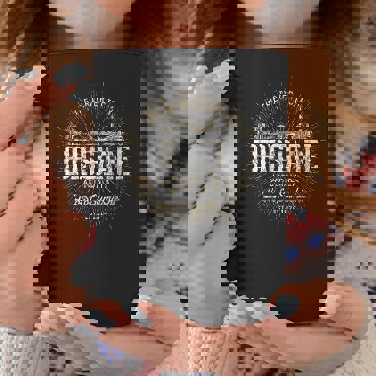 Brisbane Australia オーストラリアヴィンテージスタイルレトロブリスベン コーヒーマグ 面白い贈り物