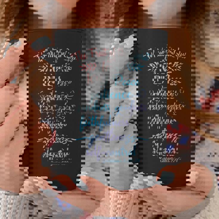 But The Fruit Of Thepirit Is キリスト教信仰引用聖書 コーヒーマグ 面白い贈り物