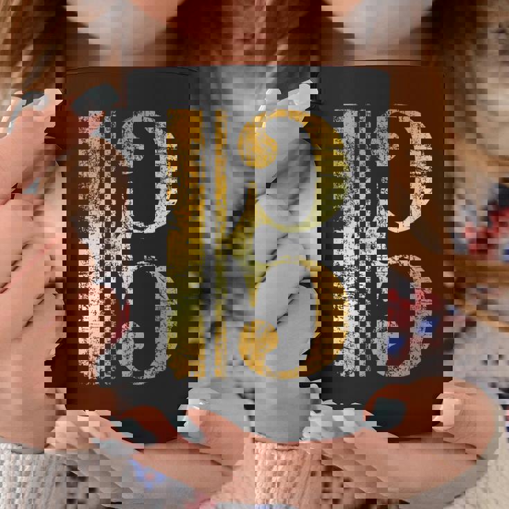 C-音記号 ヴィンテージイエロー ミュージシャンヴィオラ・チェロ。 コーヒーマグ 面白い贈り物