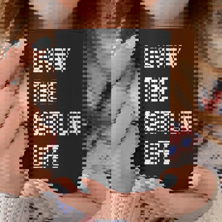 Caitlin の人生を生きている Caitlin コーヒーマグ 面白い贈り物