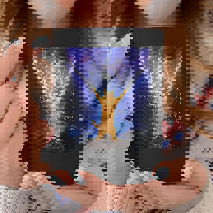 Cat Merch おかしな猫 稲妻 サンダーボルト オン マウンテン コーヒーマグ 面白い贈り物