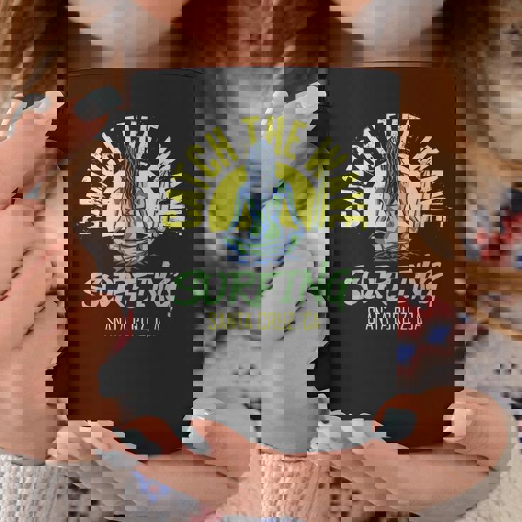 Catch Wave サンタクルーズ サーフィン カリフォルニアサーファー コーヒーマグ 面白い贈り物