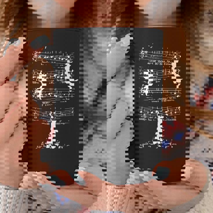 Cats Kittens ベートーヴェン第9番 交響曲 クラシック 楽譜 コーヒーマグ 面白い贈り物