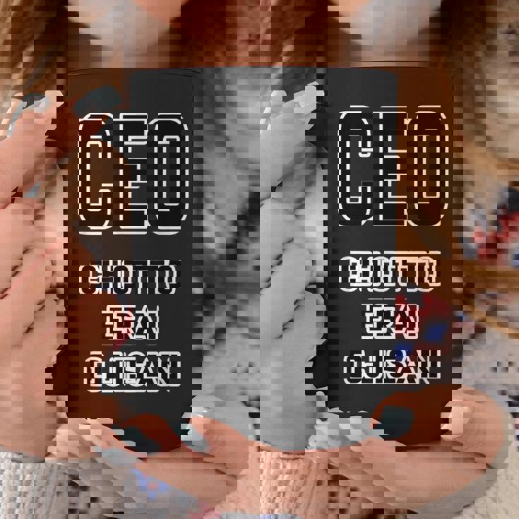 Ceo《Chotto Erai Ojisan ちょっとえらい おじさん》最高経営責任者【変なtシャツ屋さん】英語 面白い コーヒーマグ 面白い贈り物