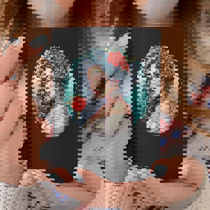 Chicano Girl メキシコ系アメリカ人 シカーノ ヒスパニック ラティーナ コーヒーマグ 面白い贈り物