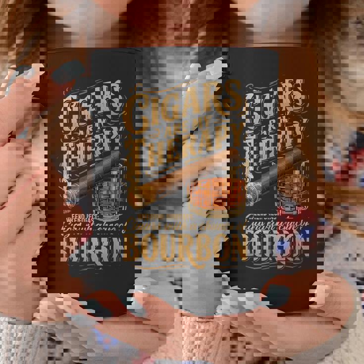 Cigars Are My Therapy Weekend Forecast Bourbonアパレル コーヒーマグ 面白い贈り物