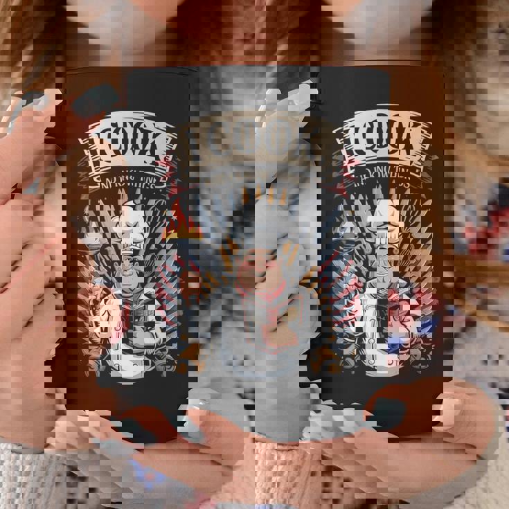 I Cook And I Know Things シェフクックヘルパー コーヒーマグ 面白い贈り物