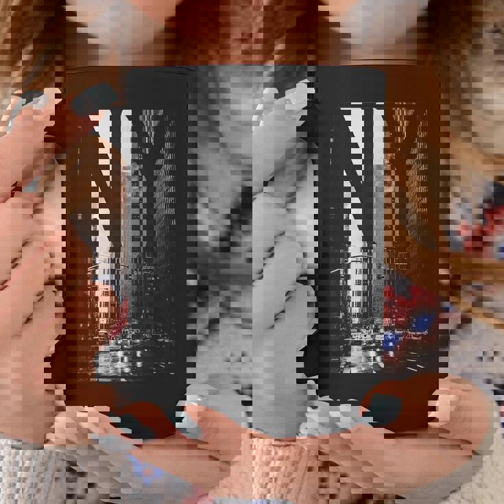 Cool New York City Abstractkyline & New York コーヒーマグ 面白い贈り物