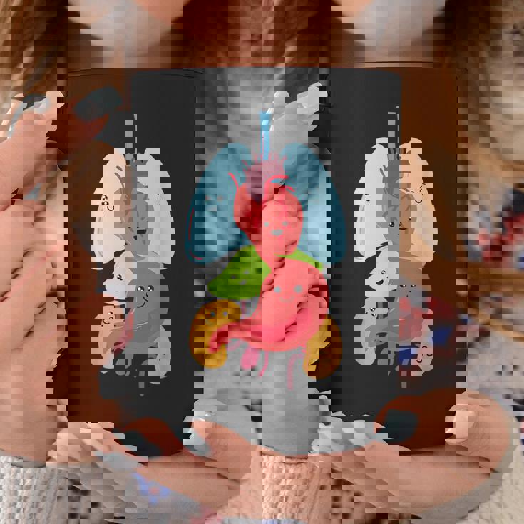 Cute Anatomy Internal Organs Body コーヒーマグ 面白い贈り物