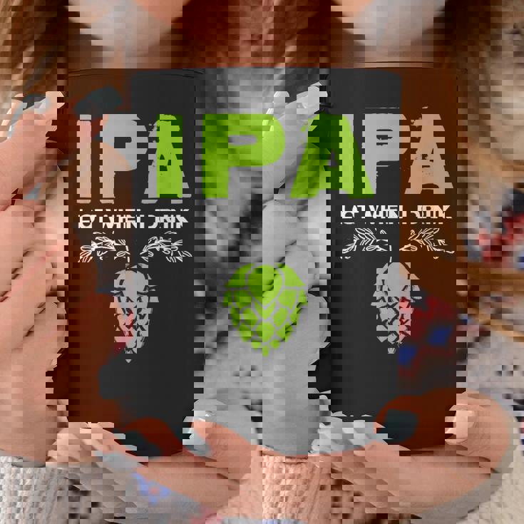 Cute Ipa Lot When I Drink Beer Drinker's Pun コーヒーマグ 面白い贈り物