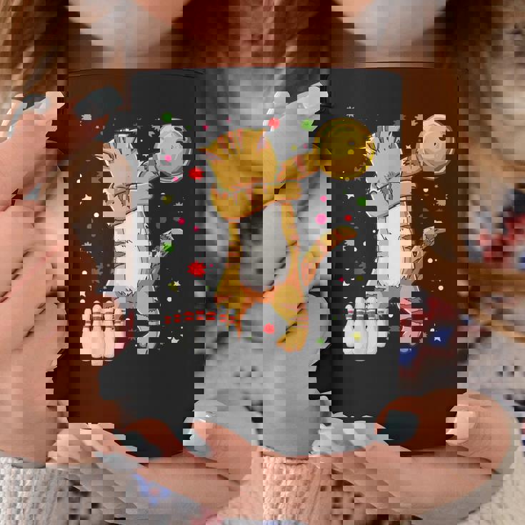 Dabbing Cat ボウリングシャツ 面白いボウリングギフト 猫 お母さん 女の子 コーヒーマグ 面白い贈り物