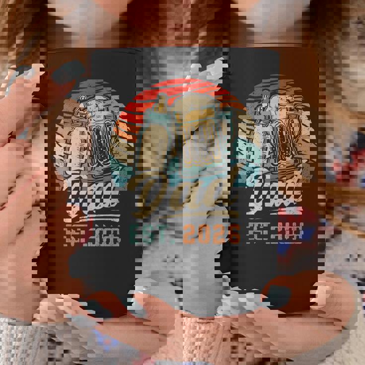 Dad Est 2026 年のパパ 初めての父の日 若いパパ 新しいパパ コーヒーマグ 面白い贈り物