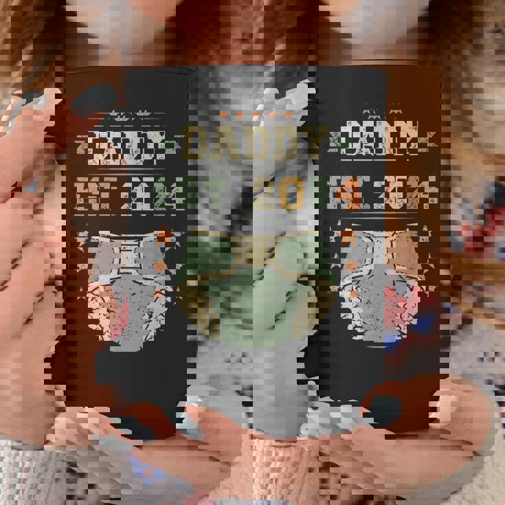 Daddy Est 2024 年生パパ 新米パパ 初めてのパパ 若いパパ コーヒーマグ 面白い贈り物