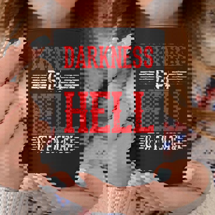 Darkness Is A Hell Of A Coach やる気を引き出す考え方 コーヒーマグ 面白い贈り物