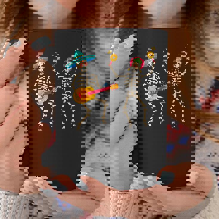 Dia De Los Muertos スケルトン ダンシング スカル 死者の日 コーヒーマグ 面白い贈り物