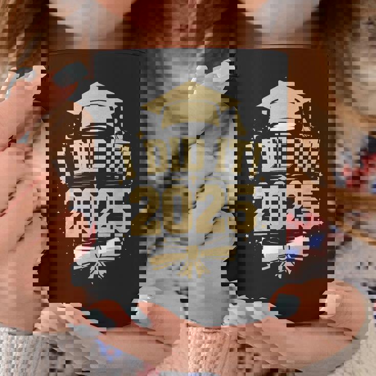 I Did It Graduate 2025 2025年卒業クラス コーヒーマグ 面白い贈り物