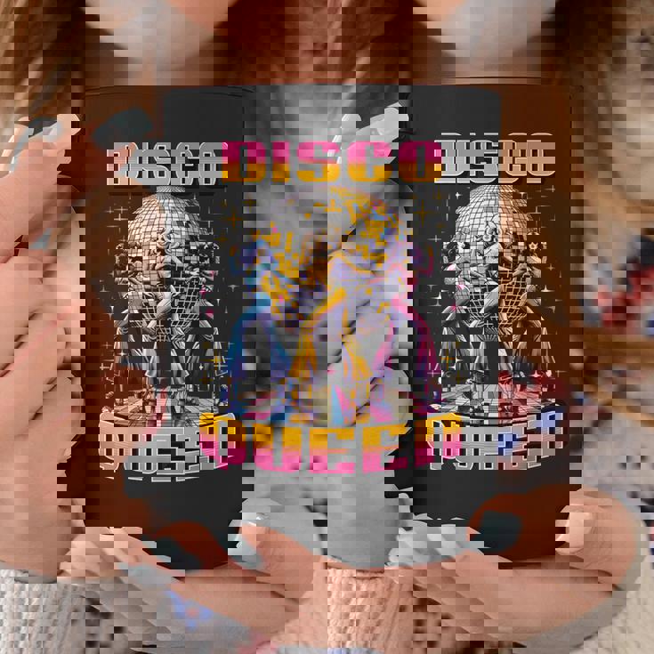 Disco Queen Retro Dancing 70 80 Disco Taza de café Regalos divertidos