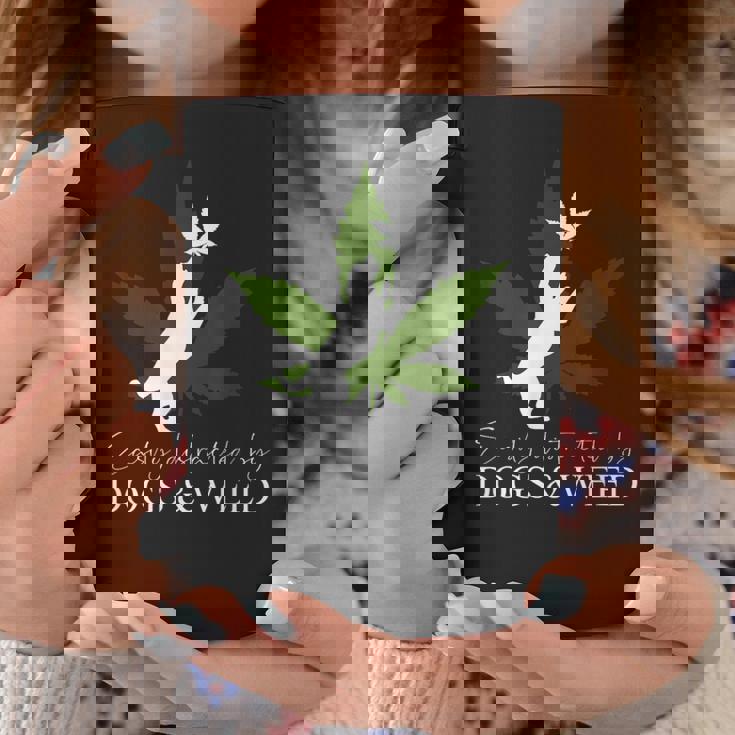 Dog And Weed ファニーマリファナtシャツ コーヒーマグ 面白い贈り物