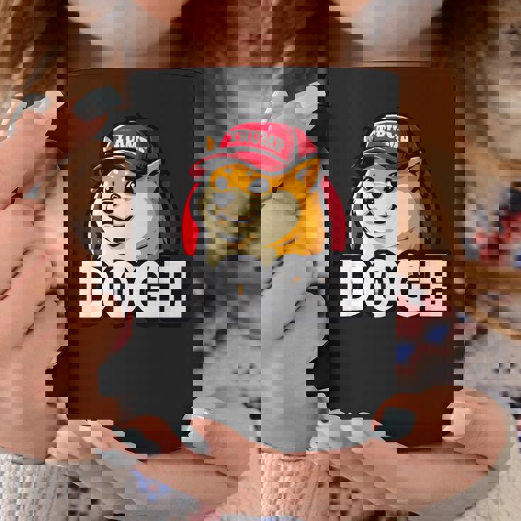 Doge Trump Hodl Cryptocurrency コーヒーマグ 面白い贈り物