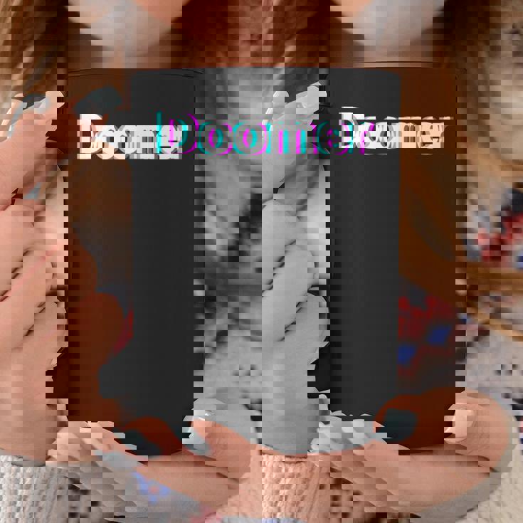 Doomer シャツ グリッチ レトロ コーヒーマグ 面白い贈り物