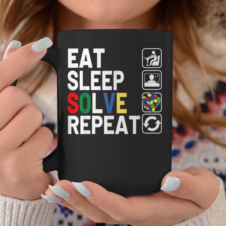 Eatleepolve Repeat キューブゲーム ルービックtシャツ コーヒーマグ 面白い贈り物