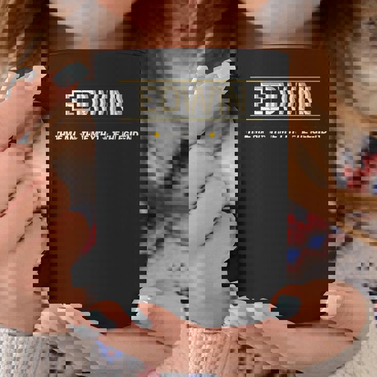 Edwin The Man The Myth The Legend コーヒーマグ 面白い贈り物