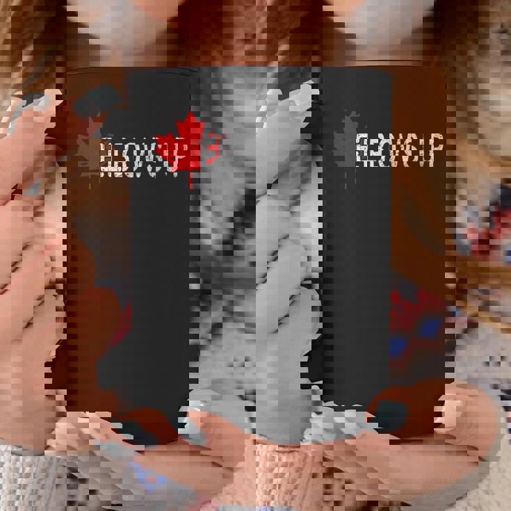 Elbows Up Canada Never 51 カナダ国旗 面白い 男性 女性 ギフト コーヒーマグ 面白い贈り物