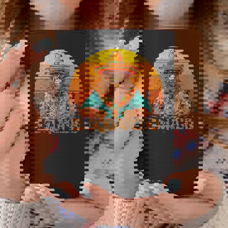 Elquatcho メキシカン ビッグフット サスカッチ シンコ・デ・マヨ メンズ キッズ コーヒーマグ 面白い贈り物