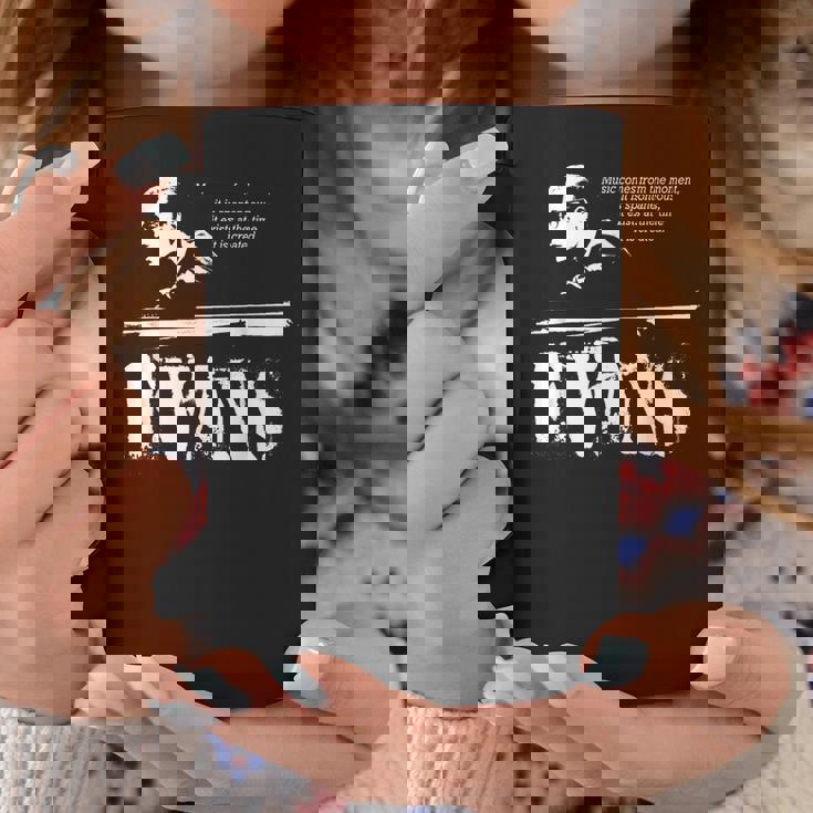 Evans Jazz Wisdom ピアニスト ミュージシャン 1色 コーヒーマグ 面白い贈り物