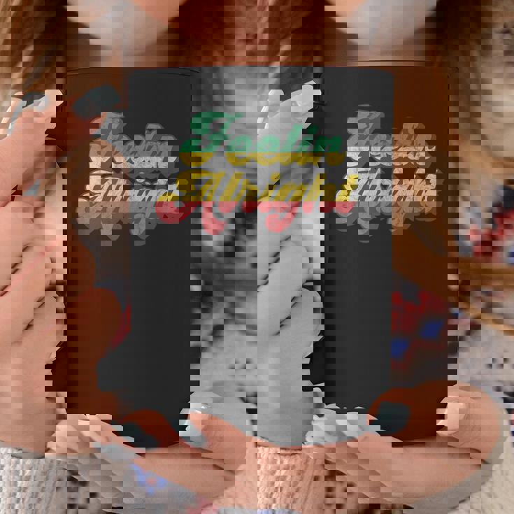 Feelin Alright ラスタ レゲエ ジャマイカ コーヒーマグ 面白い贈り物