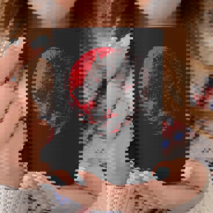 Fenrir Norse Wolf コーヒーマグ 面白い贈り物