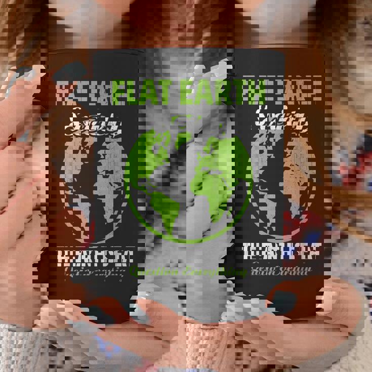 Flat Earthociety Flat Earther Conspiracy Theory コーヒーマグ 面白い贈り物