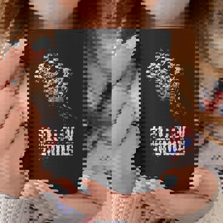 Follow The-Groove-Bass-Metal-Rock-Jazz-をフォローする コーヒーマグ 面白い贈り物